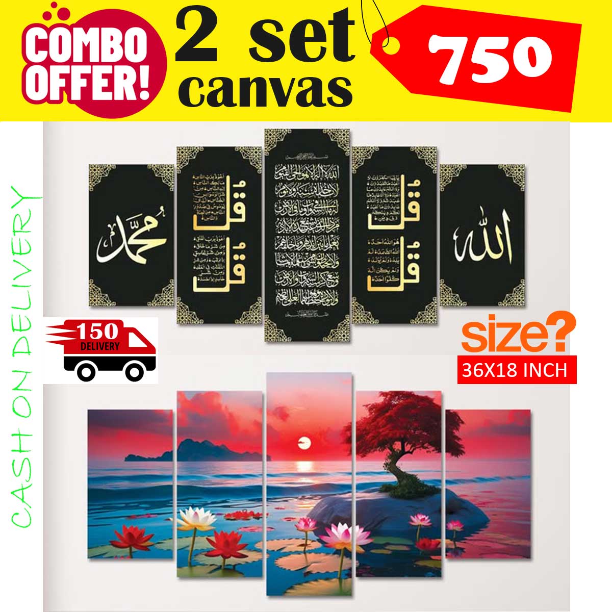 CNVS 1358V2+1998 36X18 INCH 2 SET