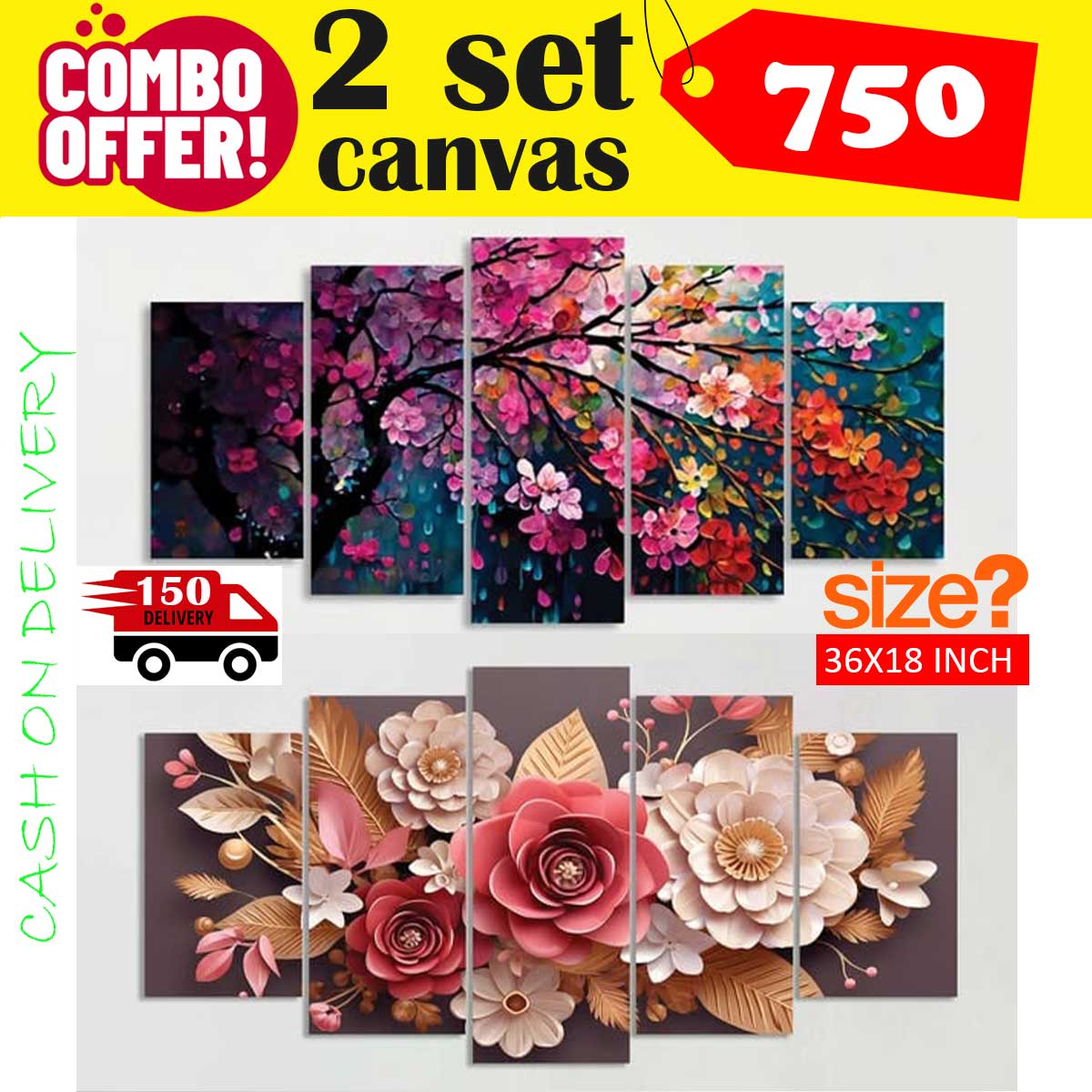 CNVS 1693+2008 36X18 INCH 2 SET