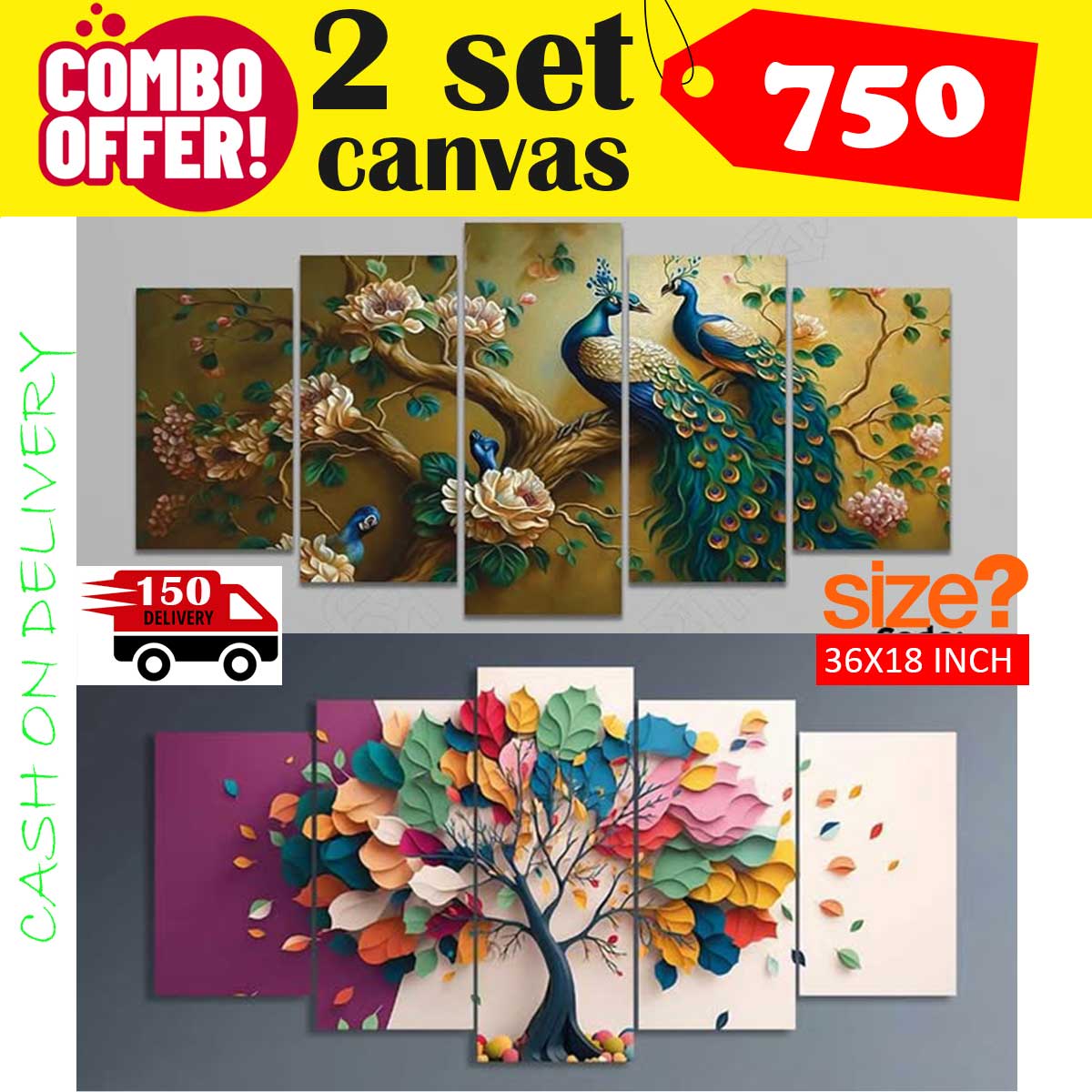 CNVS 1744+2017 36X18 INCH 2 SET