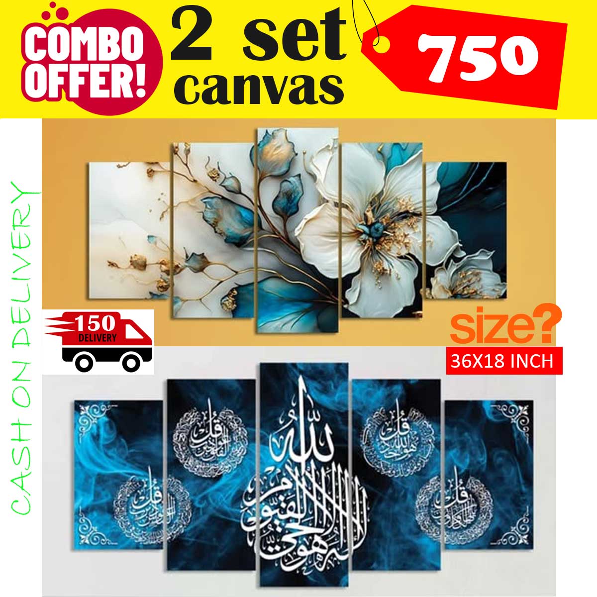 CNVS 2009+1786 36X18 INCH 2 SET